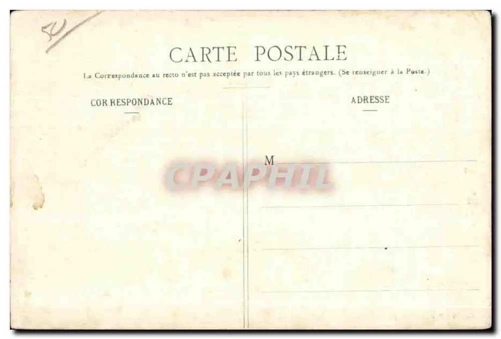 Cherbourg - Die Place de la République — Sammlung P. B., n° 244 - Rückseite