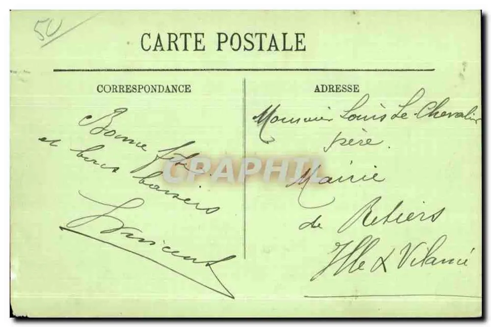 Cherbourg — L'Arseanal — Übersicht der abgeschirmten Kais — LL. n°130 - Rückseite