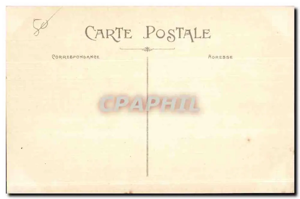 Cherbourg — Die Seebahnhof, äußere Ansicht — Edition L. Ratti, Neuheiten und Sammlungen, Cherbourg - Rückseite