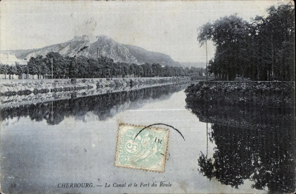 Cherbourg — Der Kanal und das Fort du Roule — Verlag: 88 - Vorderseite