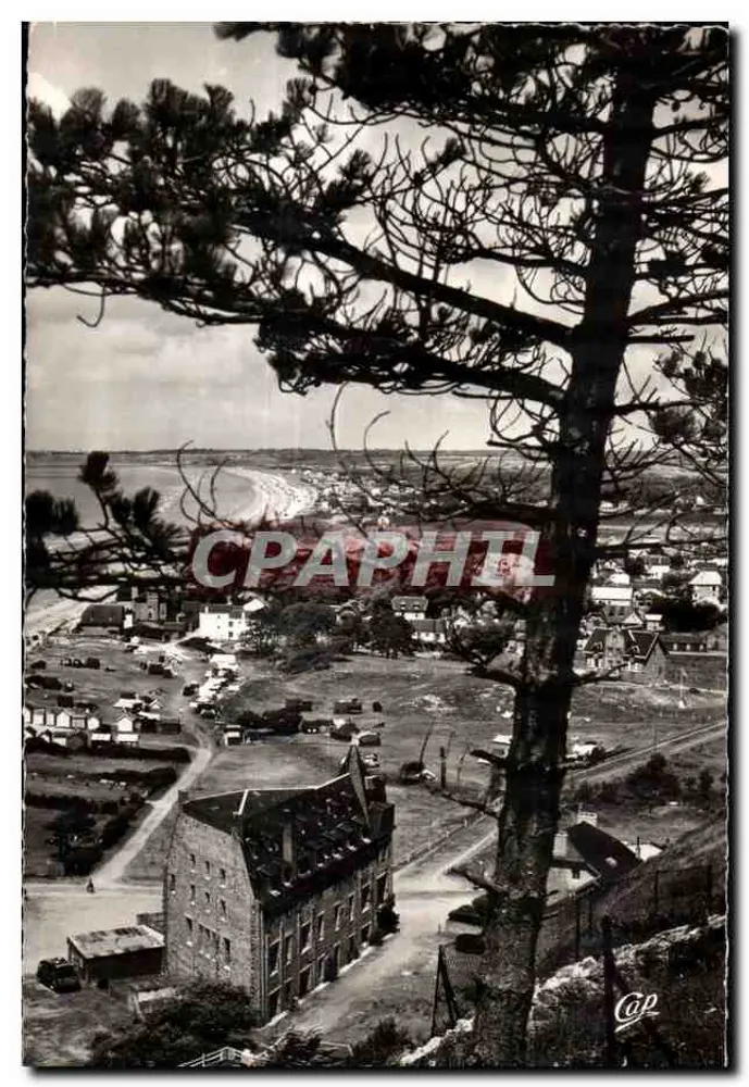 Carolles — Blick auf den Strand durch die Kiefern — Cap - Vorderseite