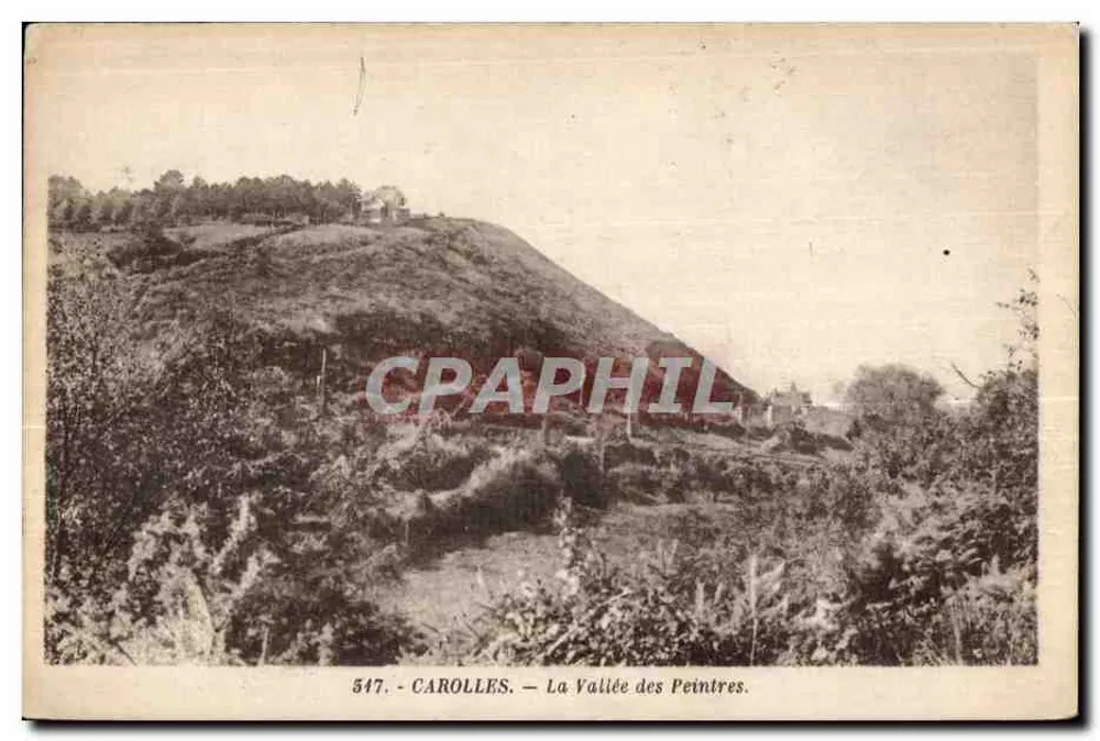 Carolles — A Vale dos Pintores — Edição E. Lecoltrey, n° 347 - Frente