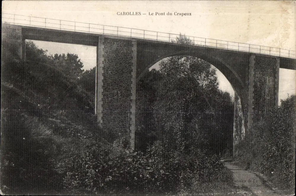 Carolles — Most Crapeux — Parisien de Juillet - Awers