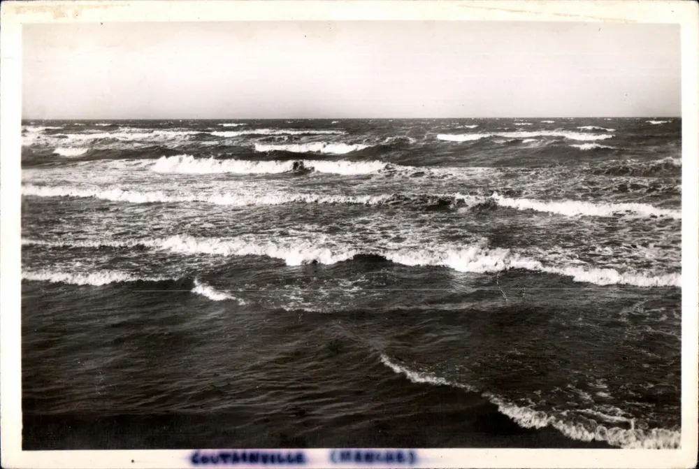 Coutainville (Manche) — Wellenwirkung — Les Belles Plages Normandes, n°5013 - Vorderseite
