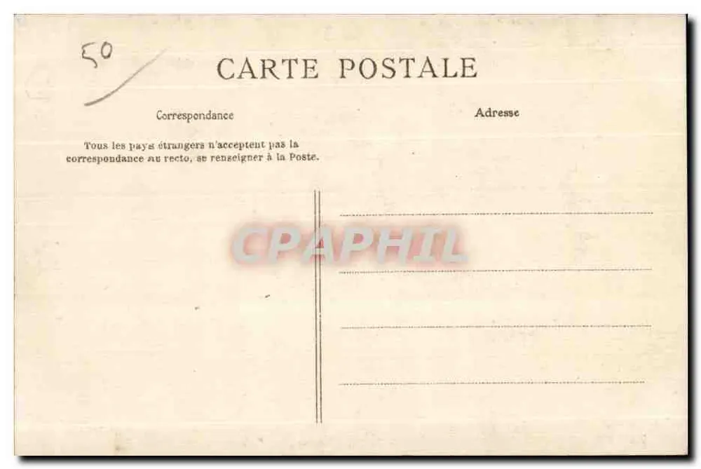 Coutainville — Um pôr do sol — G. F. - Verso