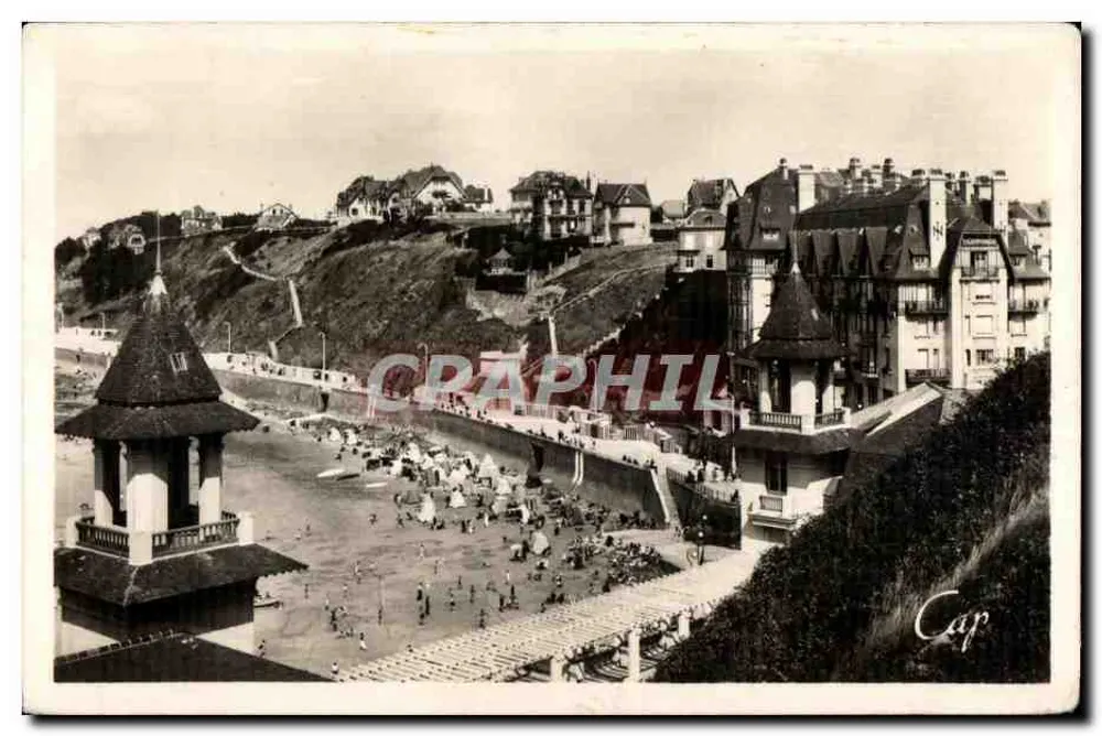 Granville - Blick auf den Strand vom Casino — Verlag 'Cap' - Vorderseite