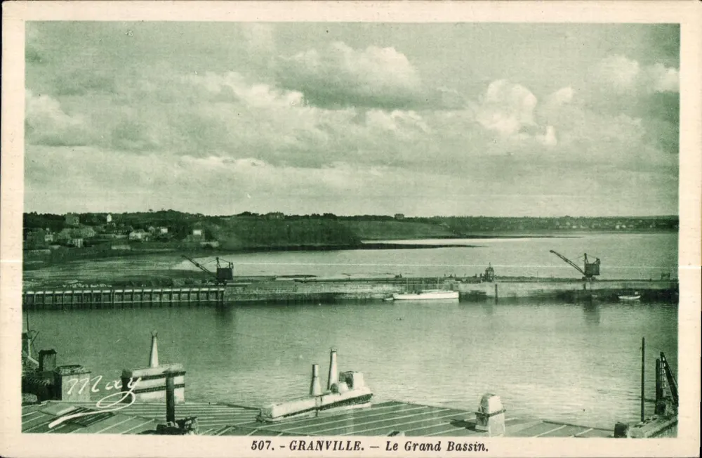 Granville — Der Große Bassin — 507 — Edition A. Besnard, Degradé - Vorderseite