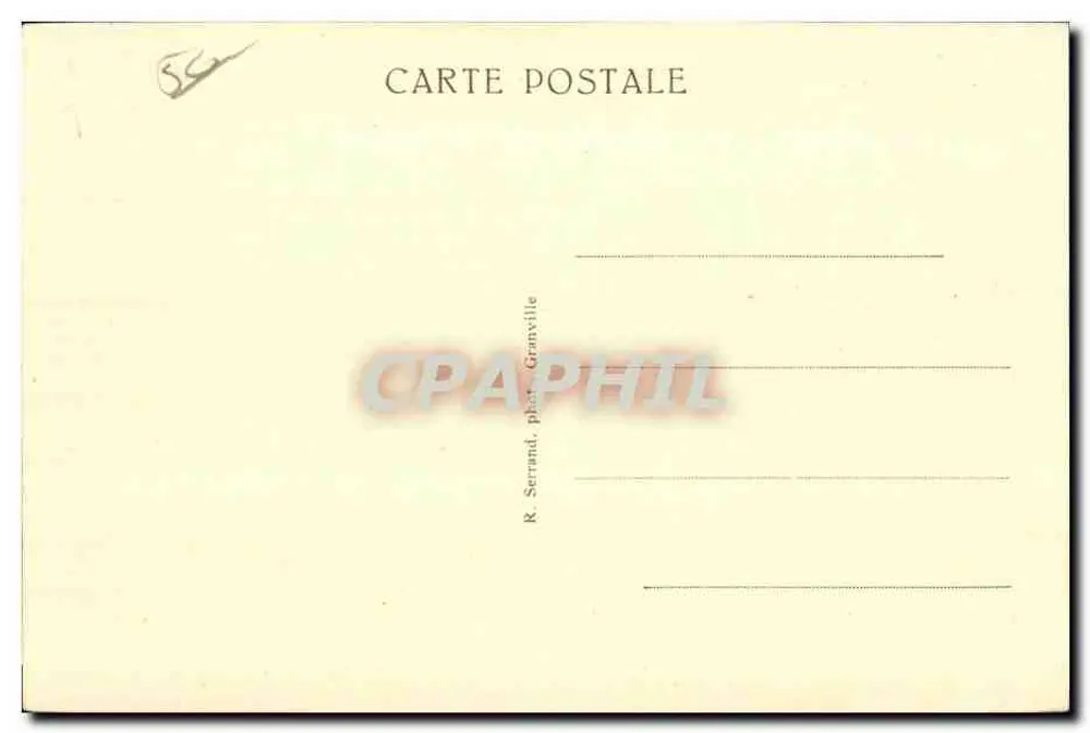 Granville — Ansicht vom Roc — R. Serrand - Rückseite