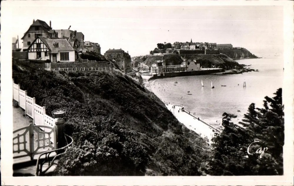 Granville — Vista geral da praia — REAL-PHOTO - PARIS n°190 - Frente