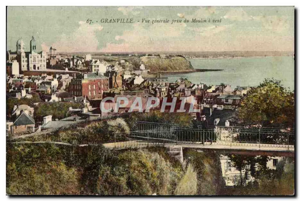 Granville — Allgemeiner Blick vom Windmühlen — Unbekannter Verleger, Nr. 67 - Vorderseite