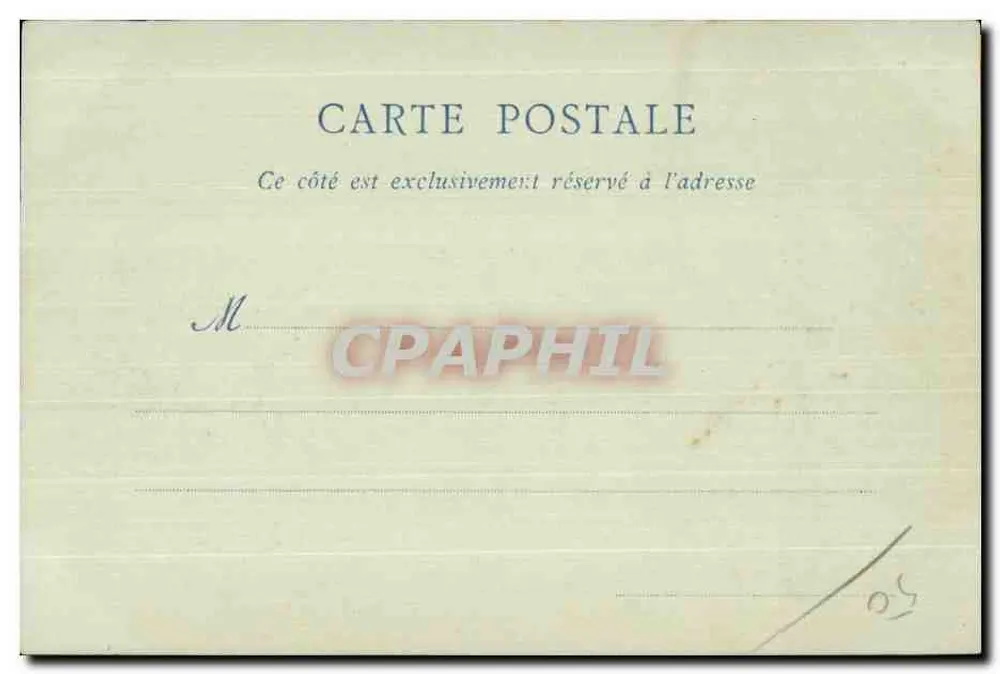Granville — Das Casino & der Strand bei Ebbe — ND Phot - Rückseite