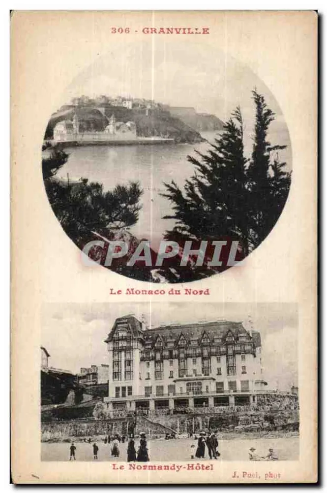 Granville — O Monaco do Norte e o Hotel Normandy — J. Puel, fot. - Frente