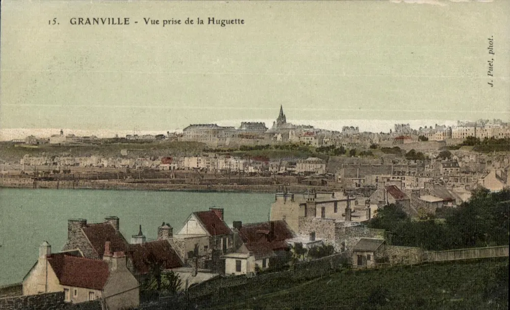 Granville — Ansicht vom Huguette — J. Puel, phot. - Vorderseite