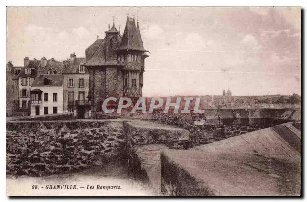 Granville — Os Muros — Edição A. Boscard, Granville - Frente