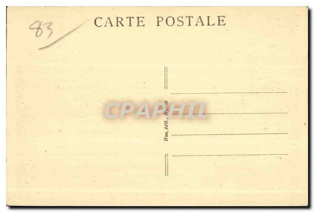 Port-Cros — Die prächtige Bucht, ihre unvergleichliche Grünheit — Verlag Huet, Hyères, Nr. 172 - Rückseite
