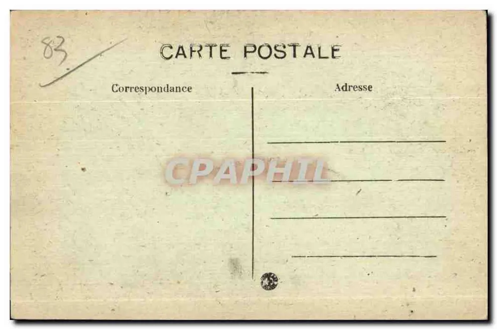 Túmulo do general Galliéni — Saint-Raphaël — Éd. Pap. Espérance, St-Raphaël - Verso