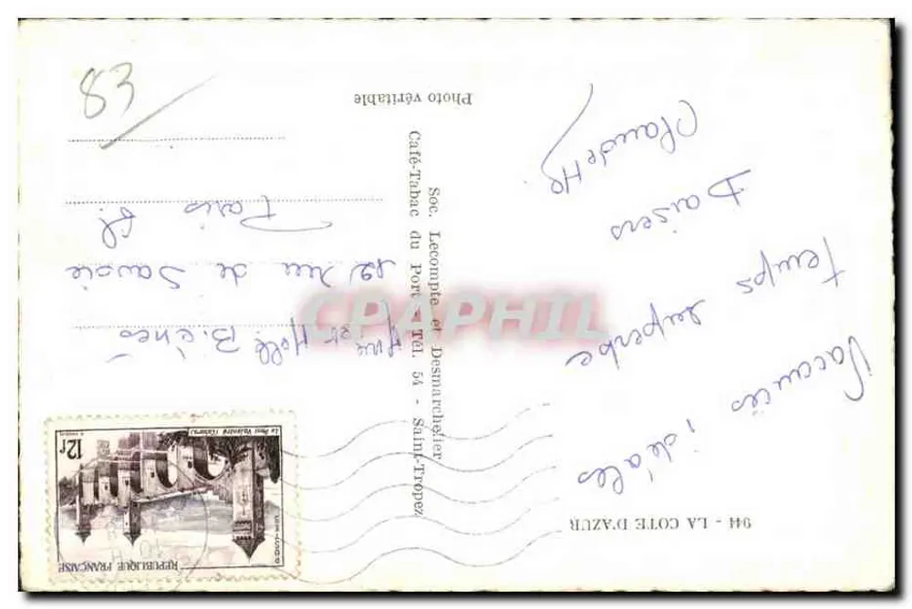 सेंट ट्रोपज़ — मिसेरिकोर्ड के रू — एल एंड डी - पीछे