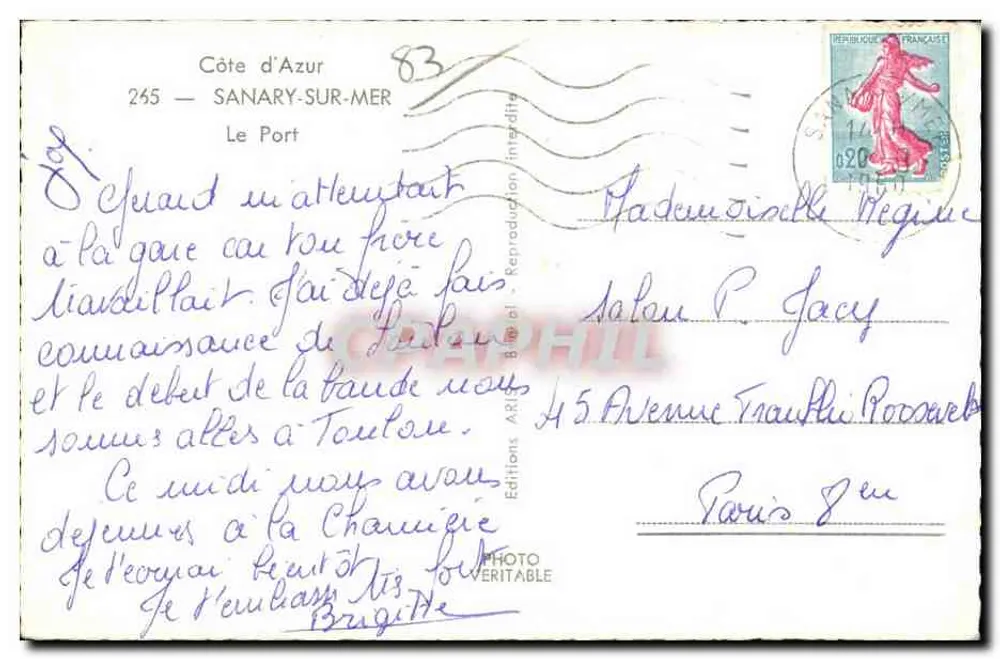 Sanary-sur-Mer — Der Hafen — Editions Photo Véritable - Rückseite