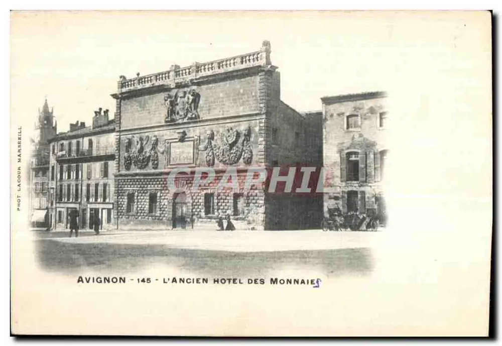 Avignon - Das ehemalige Münzhäuschen — Foto. Lacoua Marbeill, n°145 - Vorderseite