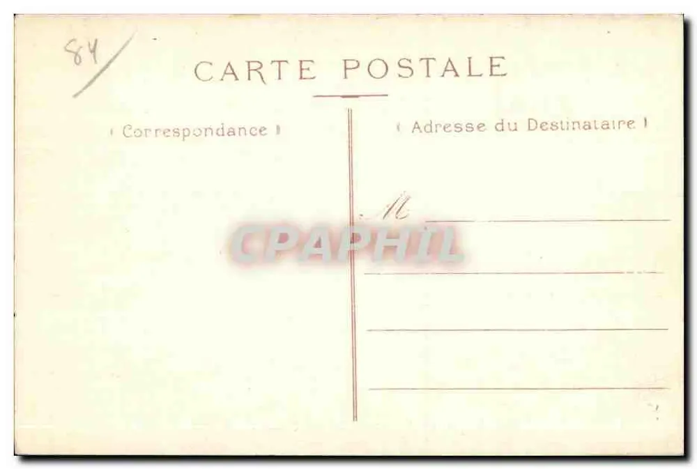 Avignon — Estátua de Crillon (Place du Palais) — editor K.H. n°25 - Verso