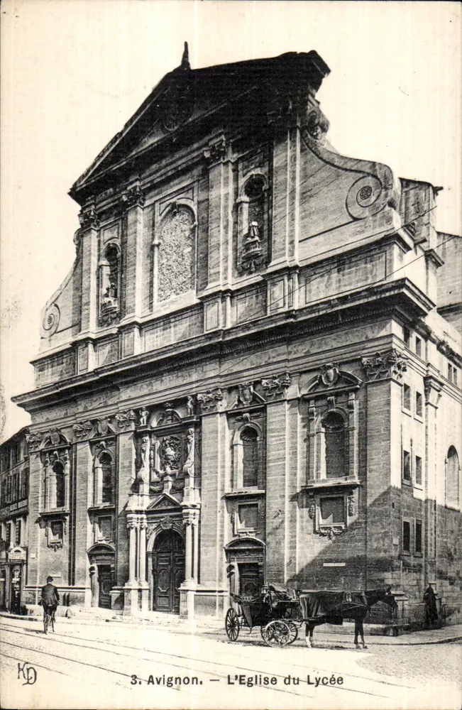 Avignon — A Igreja do Liceu — KD - Frente