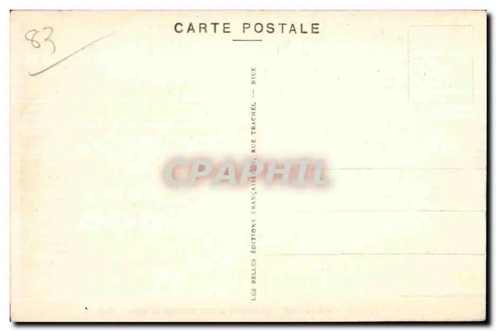 Toulon Mourillon — Die Bucht und das Fort St-Louis. La Mitre — CAP - Rückseite