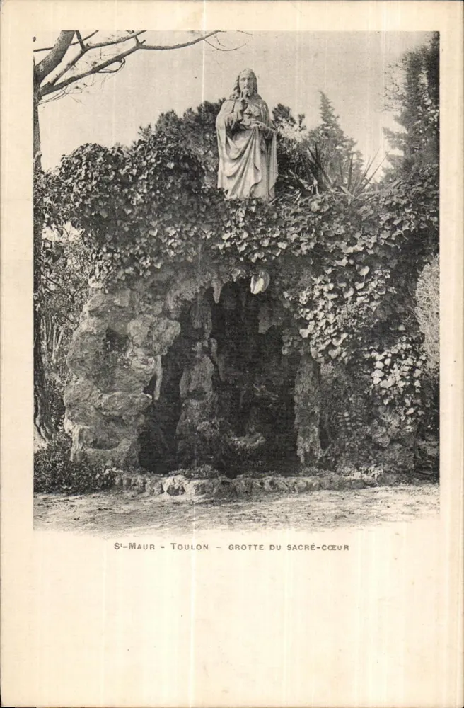 Höhle des Heiligen Herzens — Saint-Maur — Toulon — Verlag A. Berger, Paris - Vorderseite