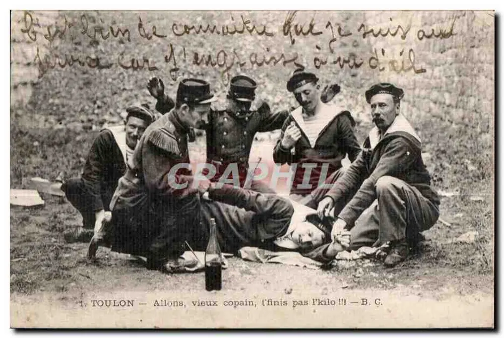 Toulon — Komm schon, alter Kumpel, mach das Kilogramm fertig !!! — B.C. - Vorderseite
