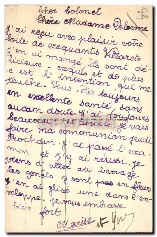 Toulon - Der Marinegenie und der Hafen Ausgang — Verleger H.A. n°52 - Rückseite