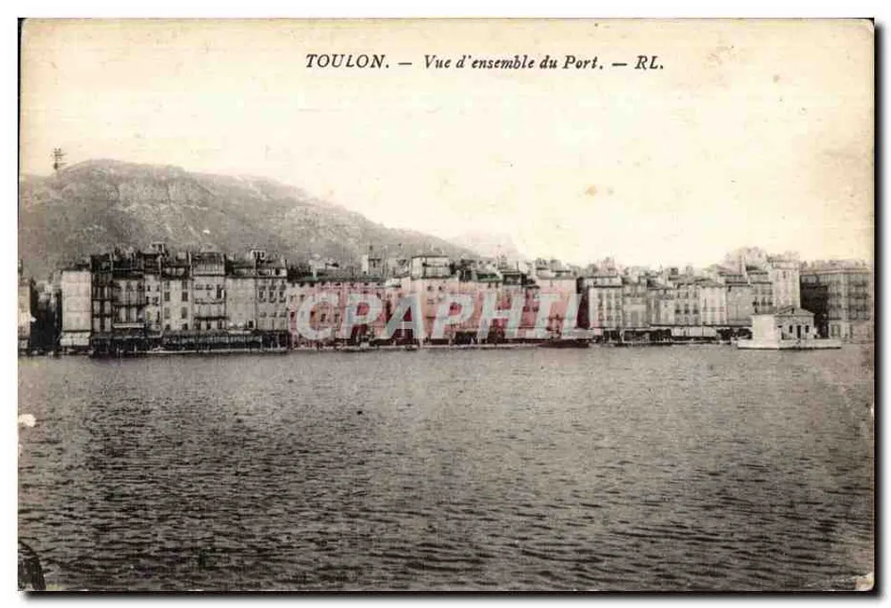 Toulon — Vista geral do Porto — RL - Frente