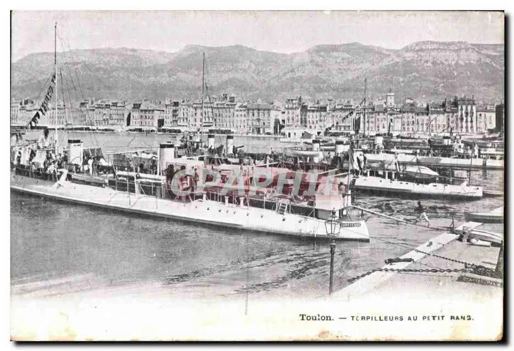 Toulon — Torpedoboote am Petit Ranz - Vorderseite