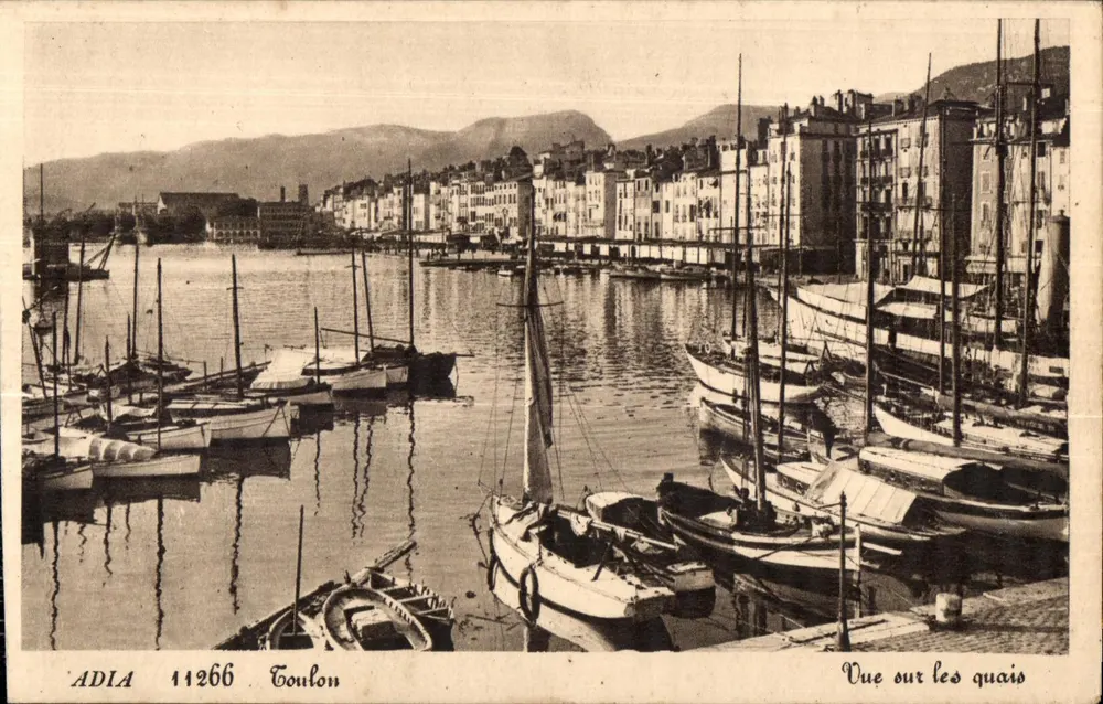 Toulon — Ansicht der Kais — ADIA 11266 - Vorderseite