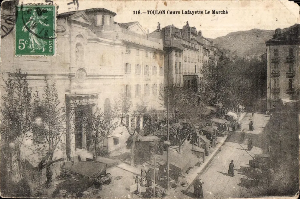 Toulon — Cours Lafayette Le Marché — Éditeur inconnu, n° 116 - Frente