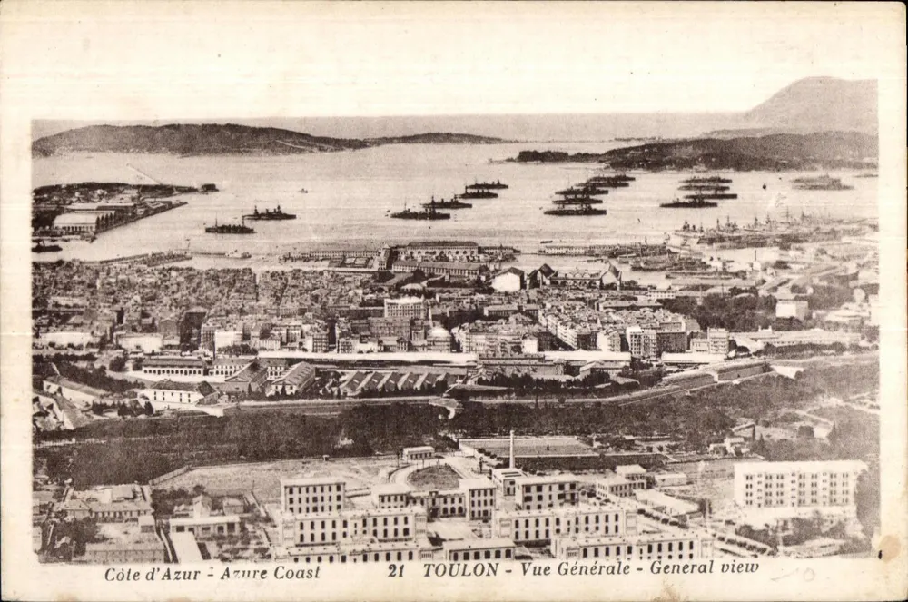 Côte d'Azur - Azure Coast — 21 TOULON - Allgemeiner Blick - General view - Vorderseite