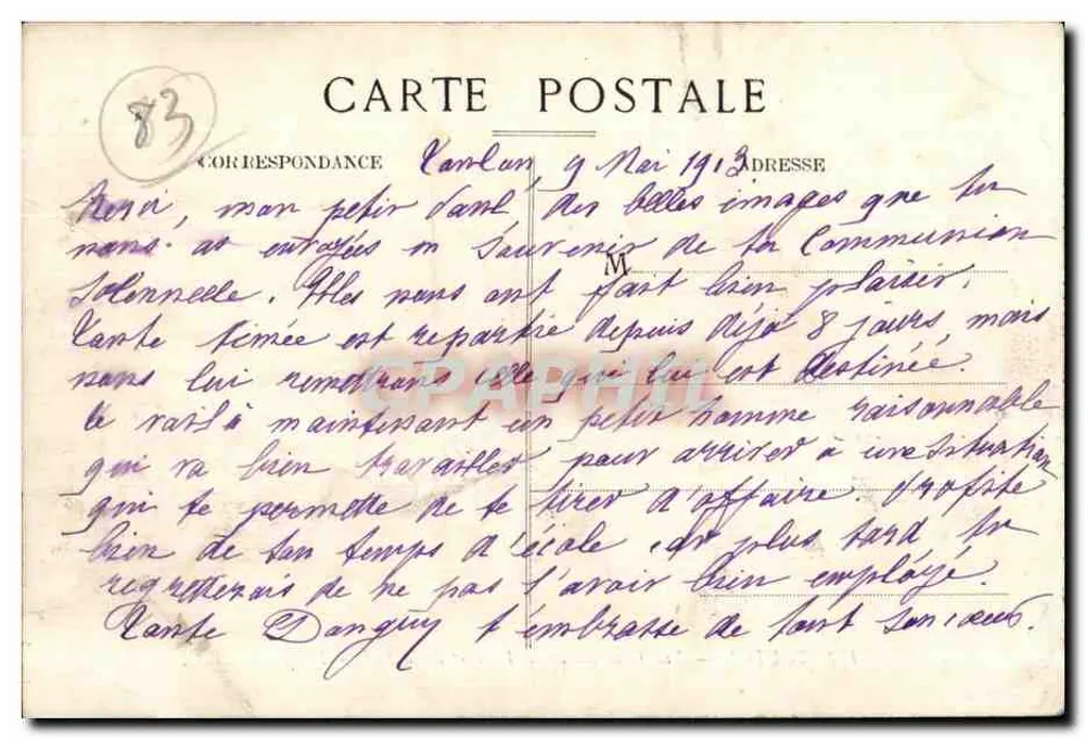 Toulon — Allgemeiner Blick auf die Stadt und den Hafen — Die Flotte — B.C. - Rückseite