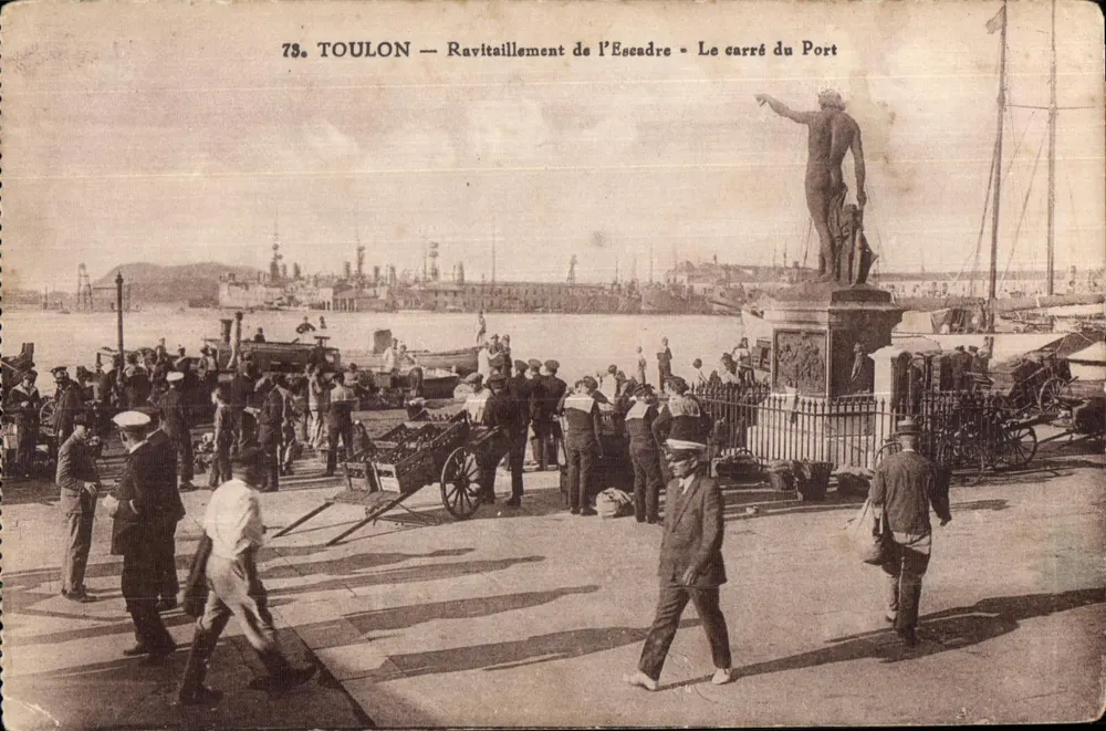 Toulon — Abastecimento da Escadra — O quadrado do Porto - Frente