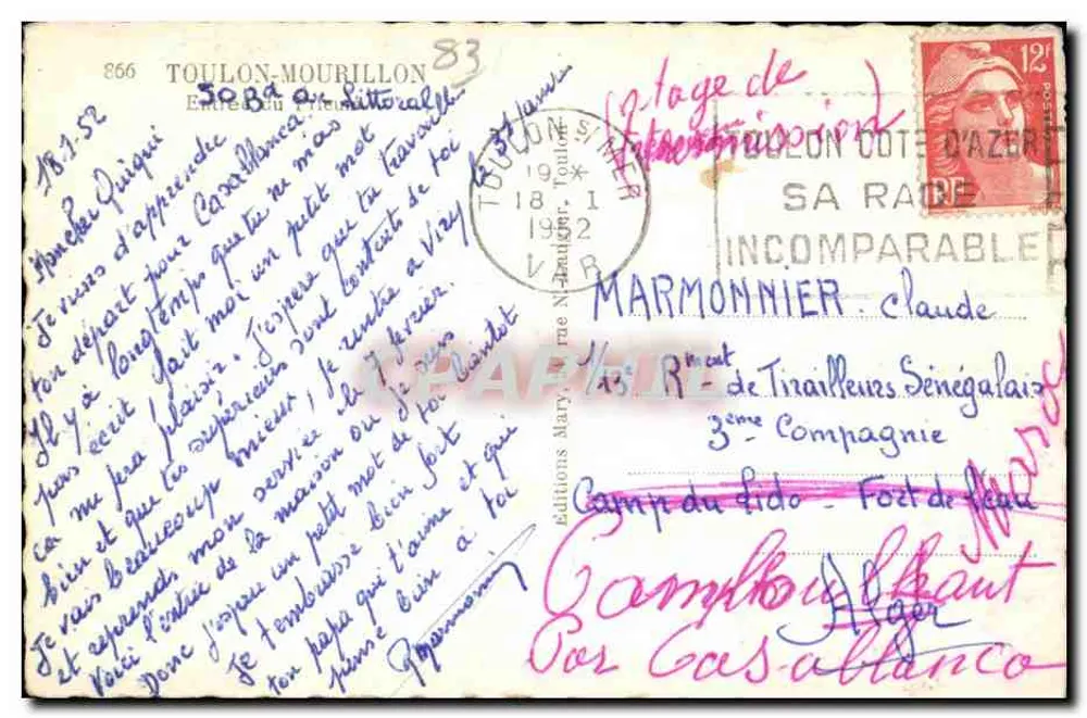 O Príncipe Malague — Hotel dos Estrangeiros, Garousses, Ed. Mary - Verso