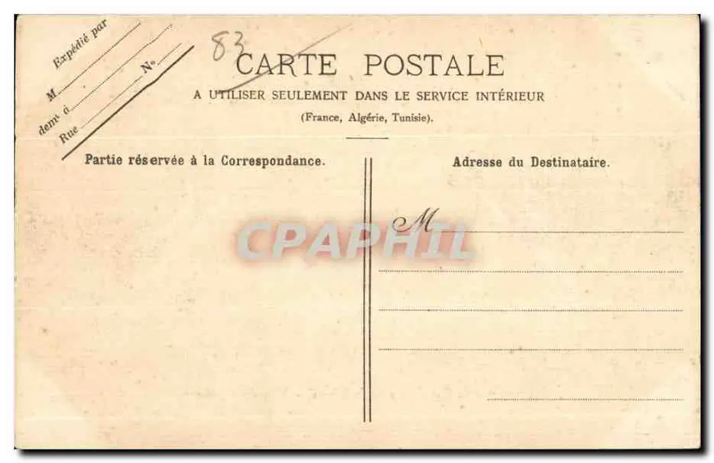 Toulon — Place de la Liberté — Allée des Palmiers — Cliché Giraud — n°143 - Rückseite