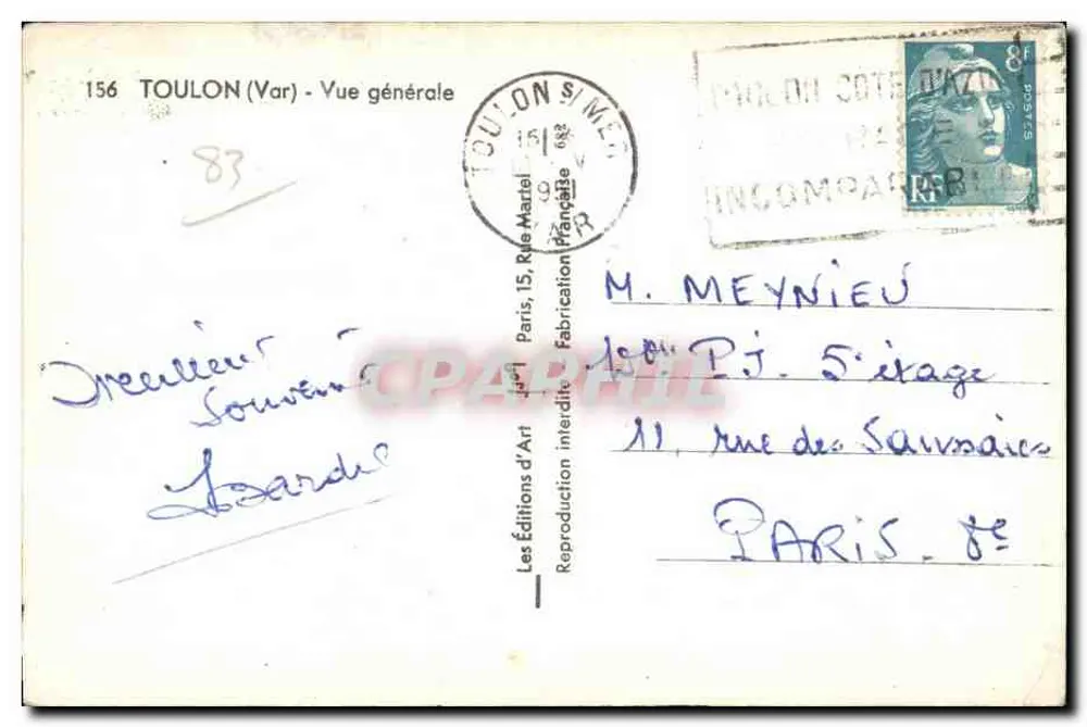Toulon (Var) — Vista geral — Les Éditions d'Art - Verso