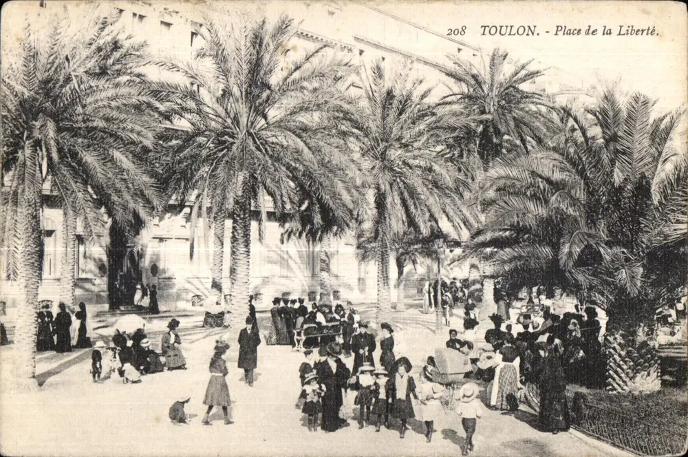 Toulon - Place de la Liberté — Verlag Marius Bar, n° 208 - Vorderseite
