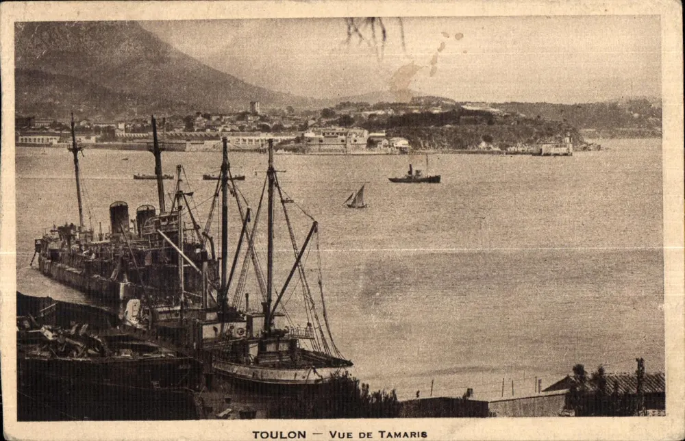 Toulon — Vista de Tamaris — Editor no identificado, número de serie no visible - Anverso