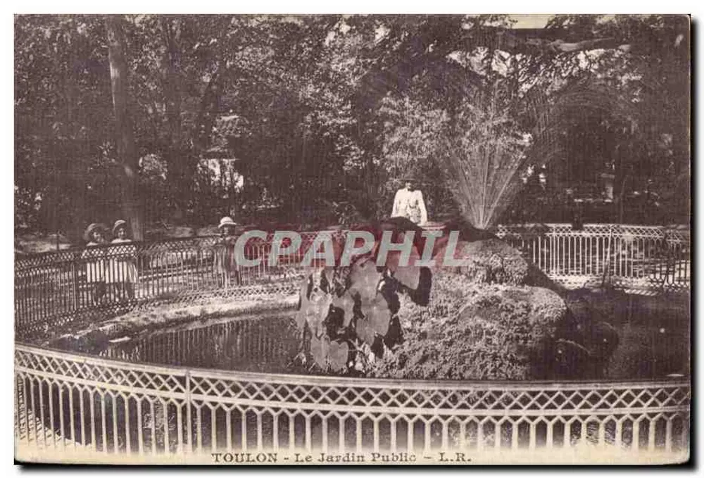 Toulon - Le Jardin Public — L.R. - Vorderseite