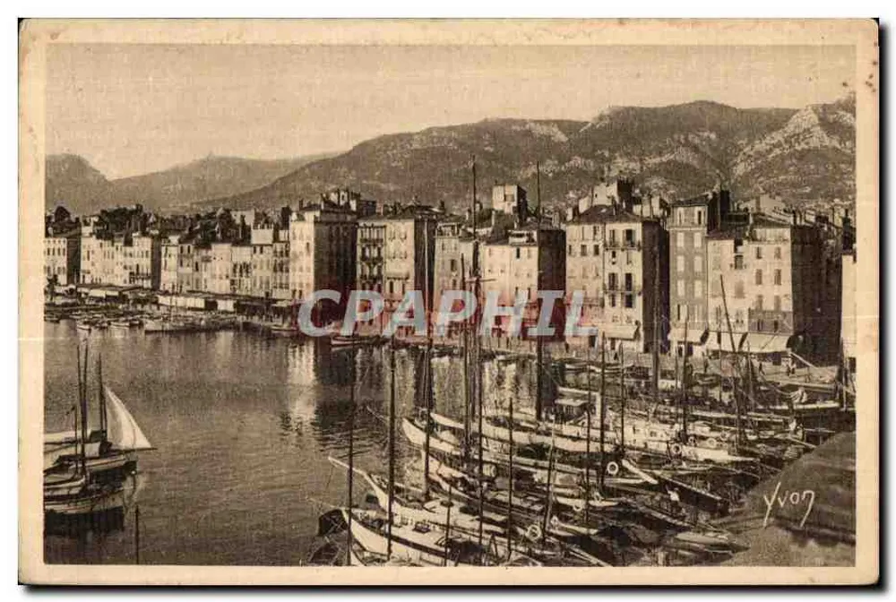 Toulon (Var) — Panoramablick auf den Hafen — Les Éditions d'Art Yvon, Paris - Vorderseite