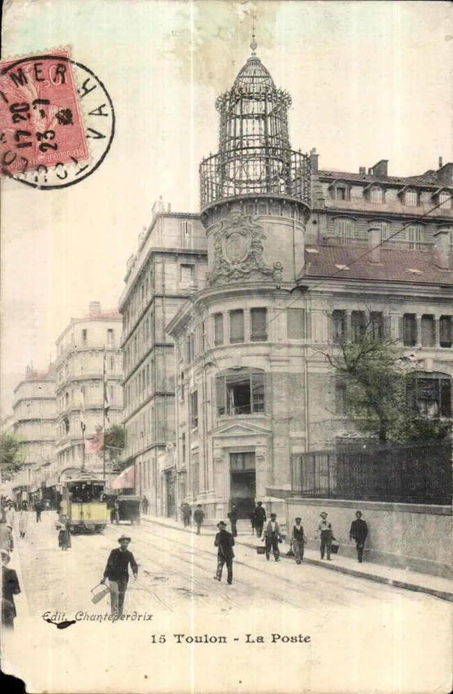 Toulon - A Postagem — editor Chanteperdrix, n°15 - Frente