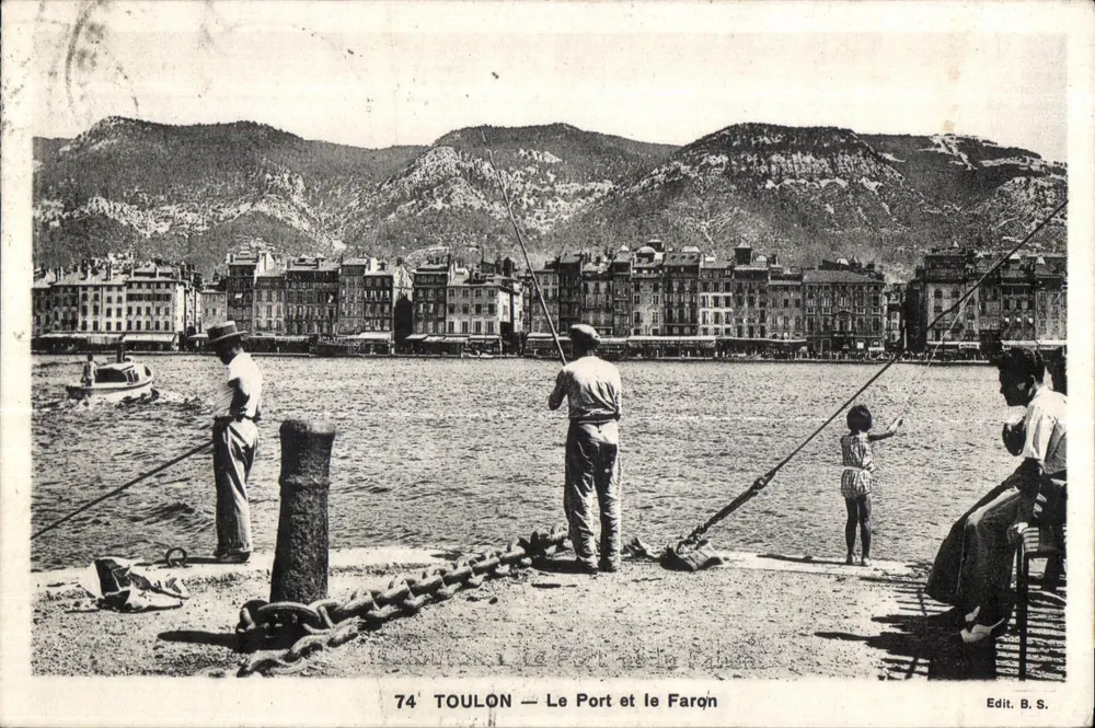 Toulon — Der Hafen und der Farçon — Edit. B. S. - Vorderseite