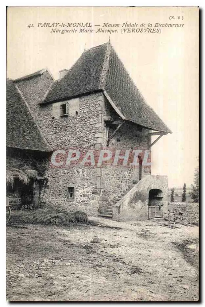 Paray-le-Monial — Geburtsort der Seligen Marguerite Marie Alacoque — Vérosvres (S. II) - Vorderseite