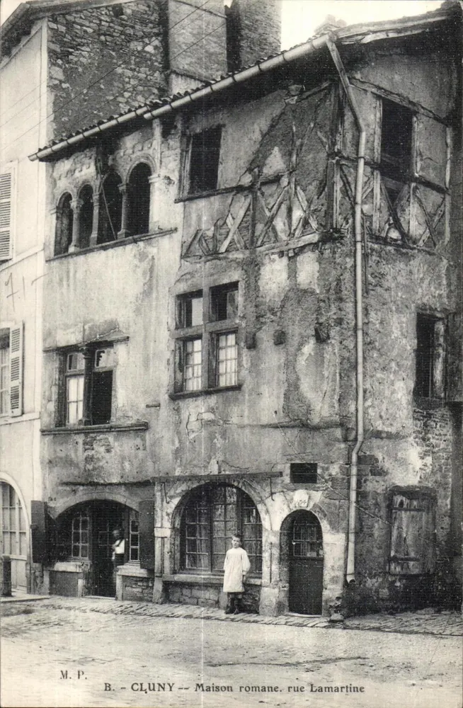 Cluny — Casa romana, rua Lamartine — M.P. - Frente