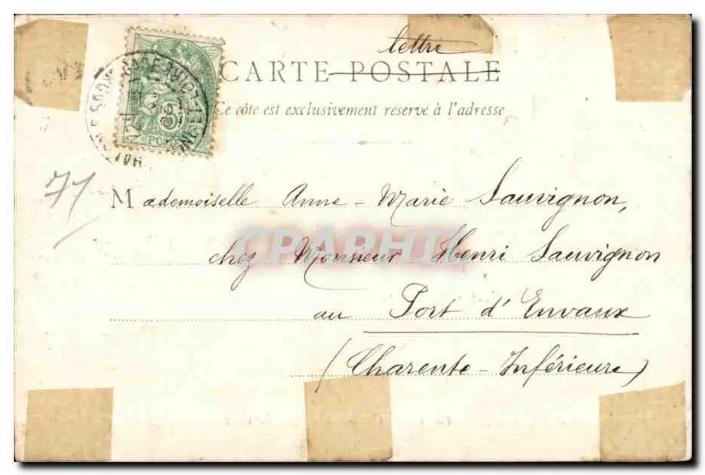 Chalon-sur-Saône — A Estação — B. F. Chalon-sur-Saône, n°66 - Verso