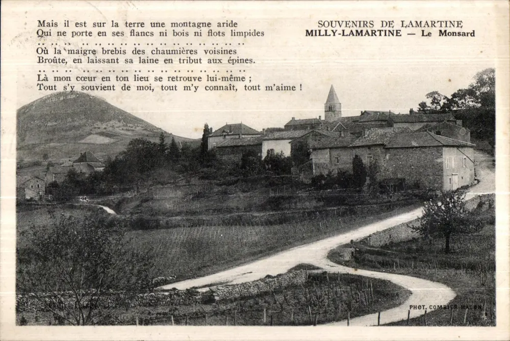 Milly-Lamartine — Le Monsard — Erinnerungen an Lamartine - Vorderseite