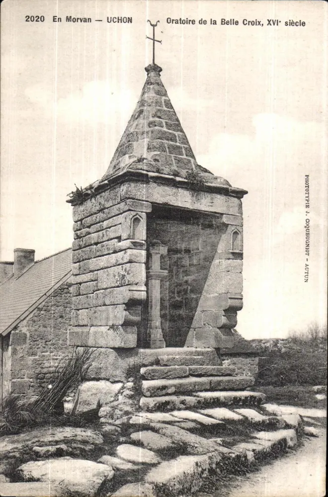 Oratorium der Schönen Kreuz — UCHON — Phototypie J. Coquugnot - Autun - Vorderseite